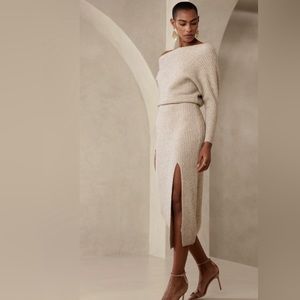 Banana republic midi sweater dress